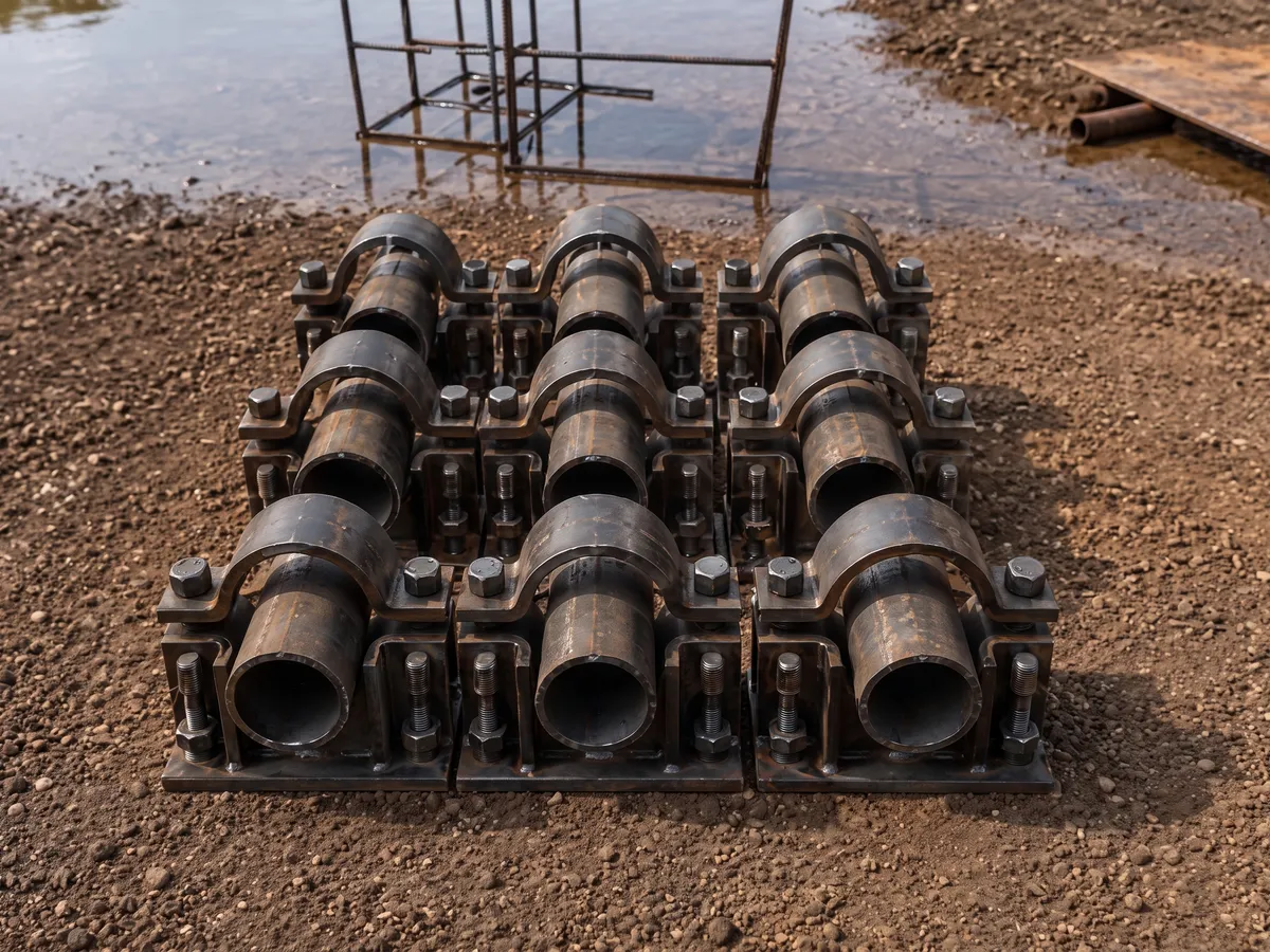 Heavy-Duty Clamps fabricated by Tarbha Industries